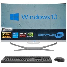 ALL IN ONE I5 6. GEN 24" GEBOGEN WIN 10 RAM 64 SSD 4 TB GPU GTX1660 PC GAMING
