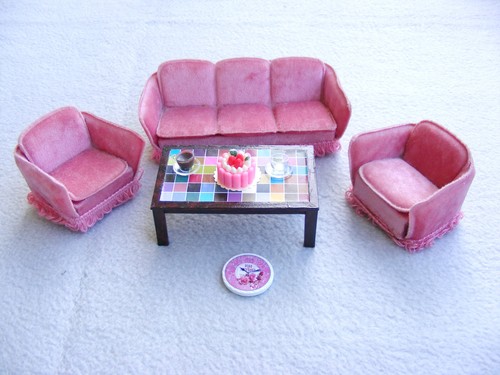 Lundby clubgarnitur salon - lundby,