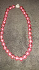 Halskette perlen pink - perlen, mit