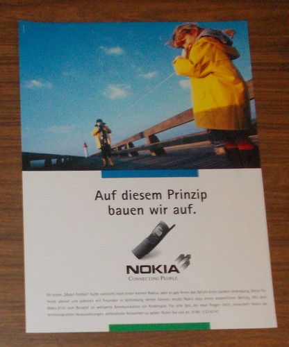 Seltene werbung nokia 8110 - werbung,