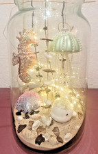 4 Meerestiere Glas Zylinder