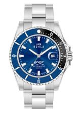 UMR RUHLA Automatic 80841 blau schwarz Herren Taucheruhr Edelstahl Uhrband 20ATM