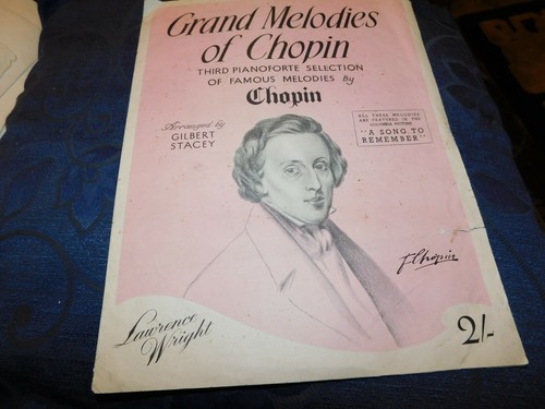 Vintage noten grand - vintage, melodies