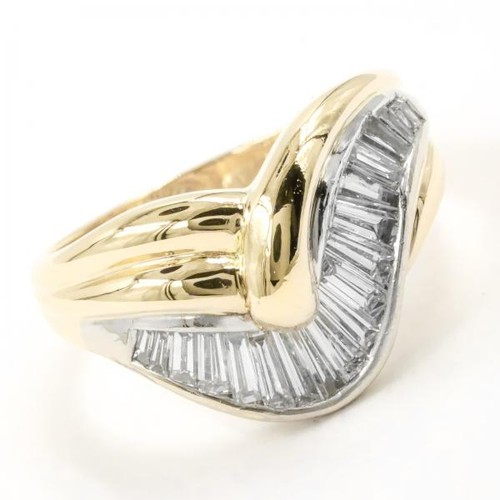 Ring mit baguette - ring,