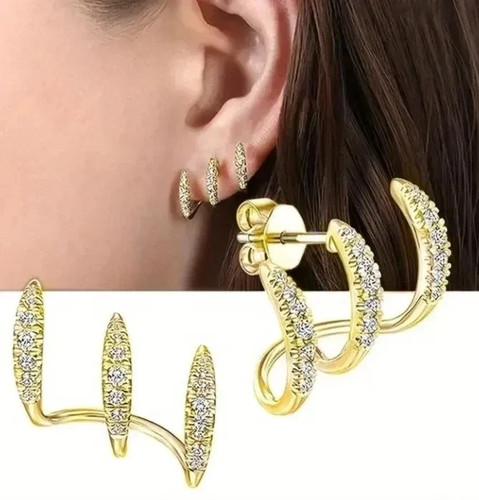 Ear cuff ohrringe 18k - ear,