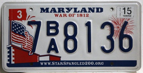 Maryland nummernschild usa - nummernschild,