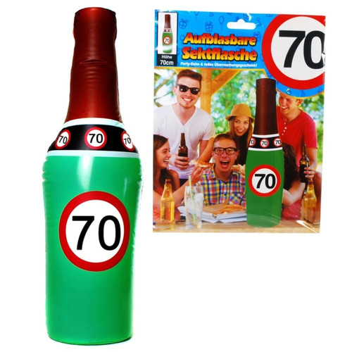 Aufblasbare sektflasche - aufblasbare, xl