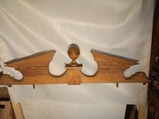 Schrankaufsatz, Möbelkrone, Aufsatz, Schinkel, Weichholz, Biedermeier