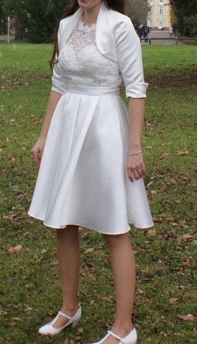 Standesamtkleid weiß - weiß, 38