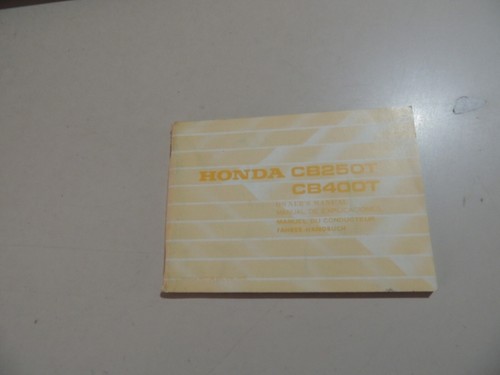 Honda cb250 cb400 t - cb250,