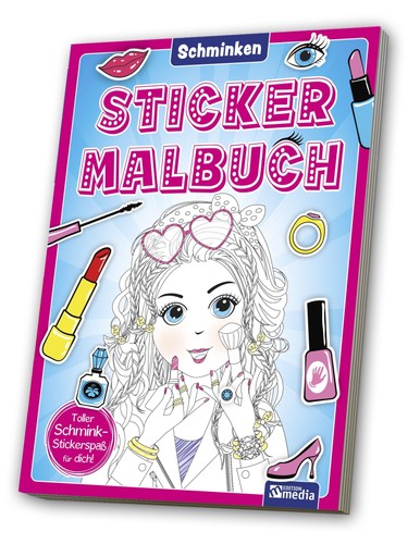 Mal stickerbuch schminken - &, stickerbuch: