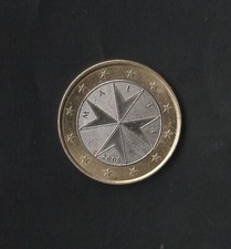 Malta, 2008, 1 Euro, mit