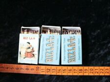 3er seltene alte Streichholzschachteln Zündholzschachtel Nostalgie Rizla+