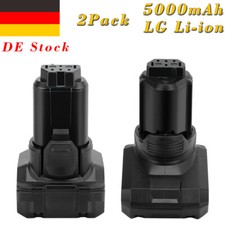 2x Akku Für AEG 12V 5000mAH Lithium BLL12C BS12C Ridgid Jobmax 130446007 AC82008