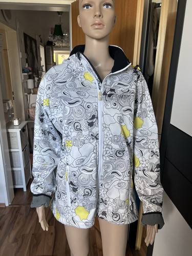 Regenjacke weiss gelb poppig - regenjacke,