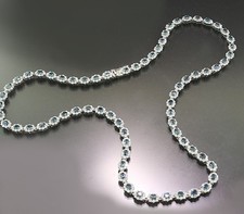 10,69 ct Alexandrit Brillant Collier * NOBEL * 900-Platin  Wert 68.000 Euro Neu