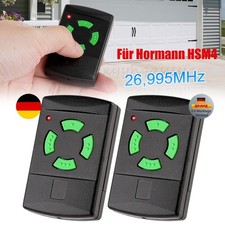 2X Garagentor Fernbedienung für green buttons Hörmann HSM4 Handsender 26,975MHz