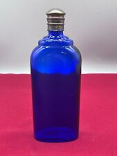 ANTIKE APOTHEKERFLASCHE AUS GLAS MIT KUPFER MONTUR