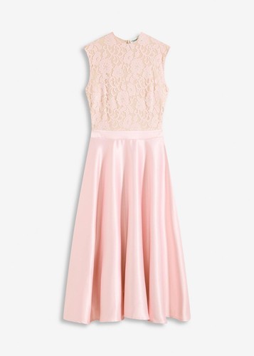 Midikleid aus glänzendem