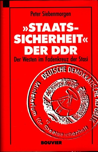 Staatssicherheit der ddr - "staatssicherheit",