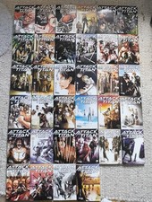 Attack On Titan (Hajime Isayama) Manga Band 1-34, Deutsch, Komplett. VB