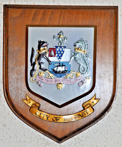 Stadt belfast plakette - plakette, schild