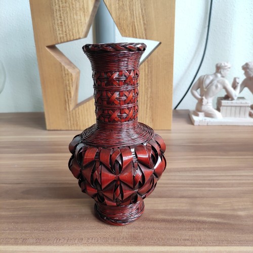 Ikebana vintage bambus vase - vintage,
