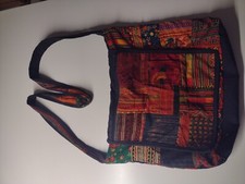 Lässige Umhängetasche , Indian Style, Handarbeit, hochwertig verarbeitet