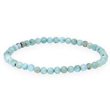 Larimar Mini-Kugelarmband 4mm