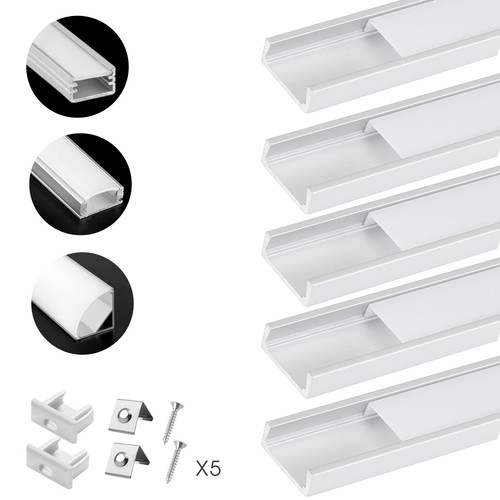 10x led aluminium profil - 1m,