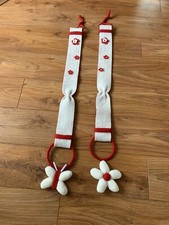 Deko Paket Haustür Fenster 2-teilig Schmetterling und Blume je ca. 1 m Länge