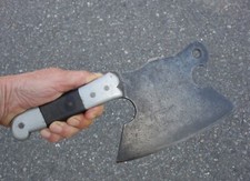 Hackbeil alt Metzger Hackebeil Fleischer Vogel handgefertigt 710g Schneide 19 cm