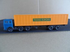 LKW mit Container Fahrzeug Hersteller Wiking  1:160 Spurweite N #87