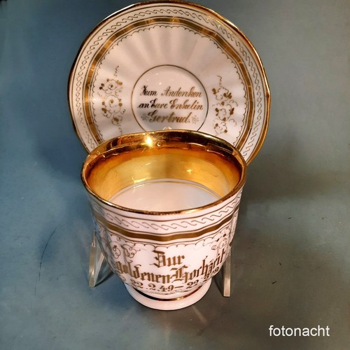1899 große prunktasse ut - große, &