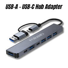 USB-A USB-C 3.0 7-in-2 HUB