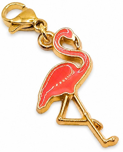 Flamingo charm clip anhänger - charm,