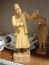 DER VOGELHÄNDLER Echte Handarbeit Original Erzgebirge Schwarzenberg Unikat RAR