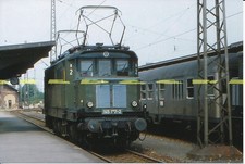 Farb-Foto  DB Altbau-E-Lok 145 177 Freiburg i.Br. 1978