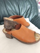Damenclogs aus echtem Leder