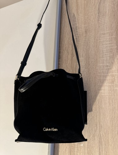 Calvin klein suede - bucket, bag