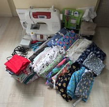 Brother CS10s Nähmaschine - Weiß, Inklusive Sämtlichen Materialien, Stoffe, Garn