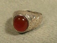 kleiner Ring Carneol Berberschmuck Ringröße 53-54