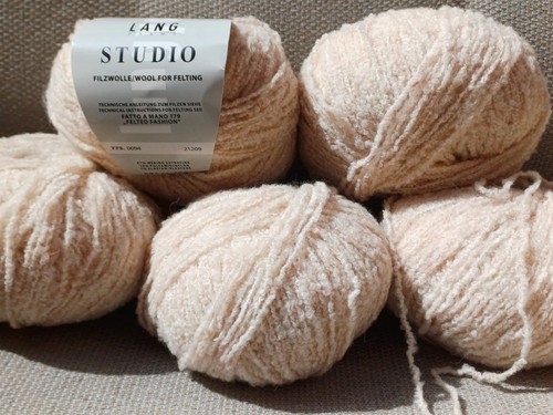 250g filzwolle boucle von lang - boucle,