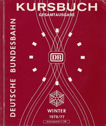 Deutsche bundesbahn kursbuch - deutsche,
