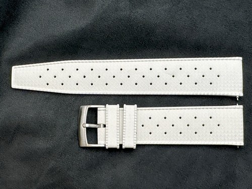 Uhren armband kautschuk - kautschuk, weiß