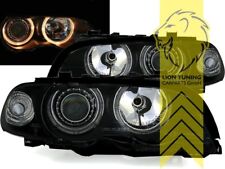 DEPO Angel Eyes Scheinwerfer für BMW E46 Coupe Cabrio schwarz