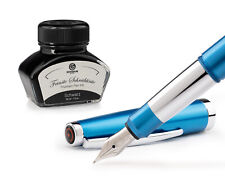 Füllhalter Set Cleo Skribent Classic Gold, Patronen-Füller, M-Feder u 30ml Tinte