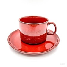 Vintage Melitta Kaffeetasse & Untertasse „Melitta Ceracron“ Made in Germany Rot