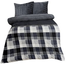 Bettwäsche Plüsch Grau