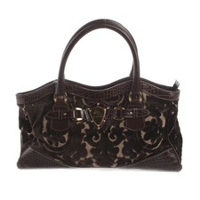 Etro Handtasche Braun Weiß